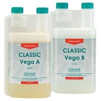 CANNA CLASSIC VEGA A&B 2X1L HYDROPONIC GROW GROWING NUTRIENTS