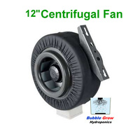 CENTRIFUGAL 12"/300MM FAN VENTILATION EXHAUST VENT DUCT EXTRACTOR METAL BLADE
