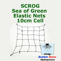 SCROG 120CM SEA OF GREEN PLANT SUPPORT 10CM MESH SIZE FOR GROW TENT ELASTIC NET