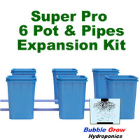 SUPERPRO HYDROPONIC 6 POT EXPANSION KIT SET ADDITION SUPER PRO
