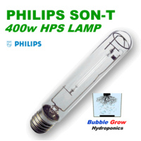 PHILIPS 400W SON-T AGRO HPS HIGH PRESSURE SODIUM WATTS LAMP LIGHT GLOBE