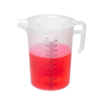 5L LARGE MEASURING CUP MLS AND LITRES MEASUREMENTS FOOD GRADE PLASTIC LIQUIDS