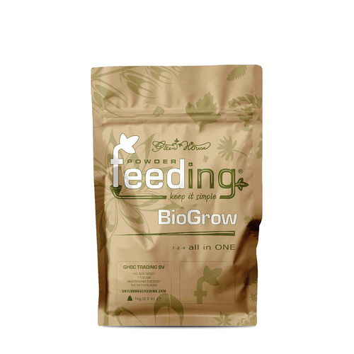 Powder Feeding Bio Grow 500g Green House Seed Hydroponic Nutrients BioGrow GHPF