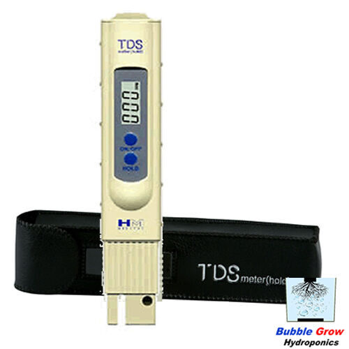 HM DIGITAL TDS-3 METER WATER QUALITY TESTER THERMOMETER PPM HYDROPONICS AQUARIUM