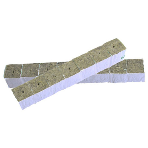 40MM x 40MM ROCK WOOL PREMIUM GRODAN WRAPPED ROCKWOOL CUBE 