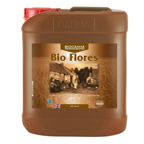 CANNA BIO FLORES 5L FRESH FLOWER BLOOM ORGANIC NUTRIENT HIGH YIELDS BIOFLORES