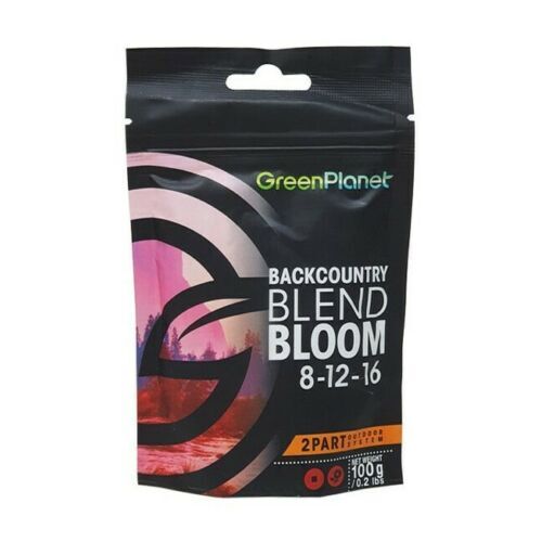 GREEN PLANET BACK COUNTRY BLEND BLOOM 100G FLOWER HYDROPONIC SOIL COCO NUTRIENT