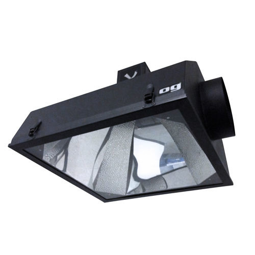 GROWLITE OG REFLECTOR - HYDROPONIC AIR COOLED HOOD 8"  VERTICAL LAMP 56X56X35cm