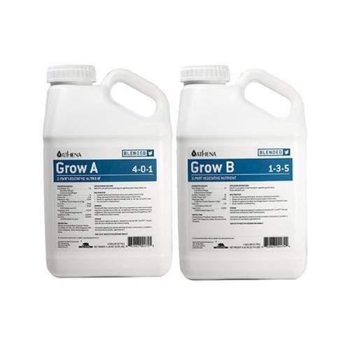 ATHENA BLENDED GROW A&B 3.78L 1 GALLON SET HYDROPONIC NUTRIENTS GROWING PLANTS
