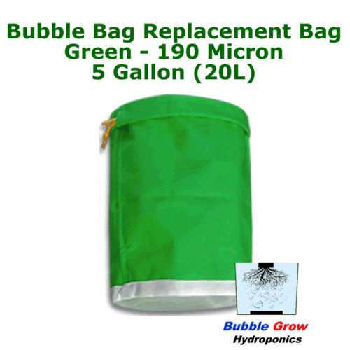 GREEN 190 MICRON 5 GALLON (20L) BUBBLE BAG FILTRATION HERBAL ICE EXTRACTION