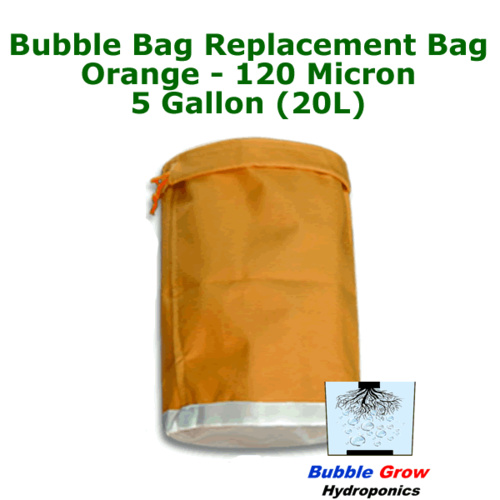 ORANGE 120 MICRON 5 GALLON (20L) BUBBLE BAG FILTRATION HERBAL ICE EXTRACTION