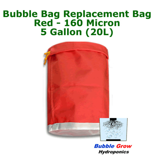 RED 160 MICRON 5 GALLON (20L) BUBBLE BAG FILTRATION HERBAL ICE EXTRACTION