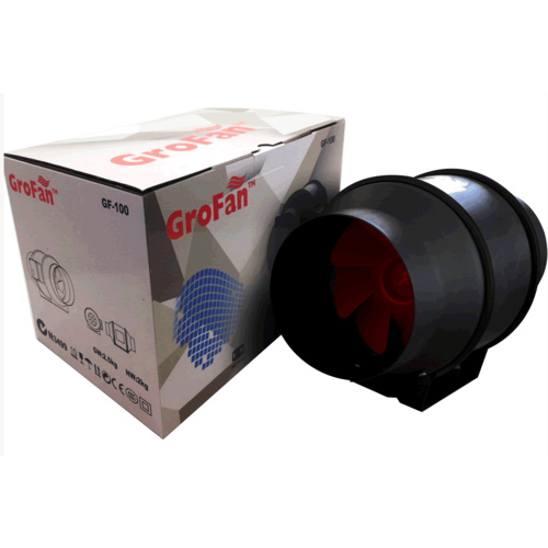 GROFAN 8"/200MM INLINE VENTILATION EXHAUST FAN VENT DUCT EXTRACTOR LOW NOISE