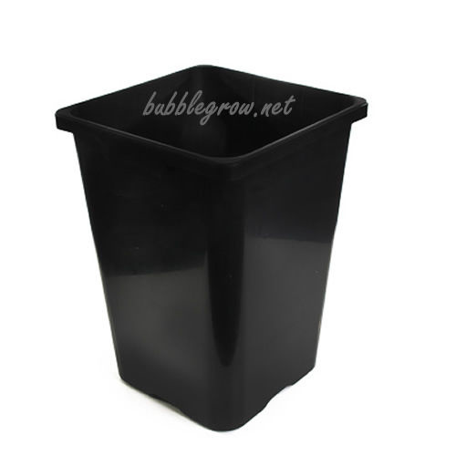 SQUARE FLOWER POT 290MM 18L WITH HOLES FOR GROWING PLANTS 