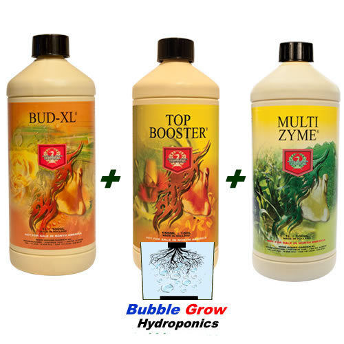 HOUSE & GARDEN BUD XL TOP BOOSTER MULTIZYME 1L 4 LARGE AND BIG BUD HYDRO SET