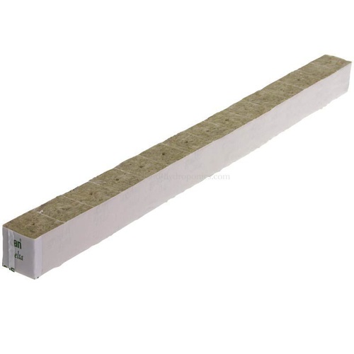 15 x 40MM x 40MM ROCK WOOL PREMIUM GRODAN WRAPPED ROCKWOOL CUBES  