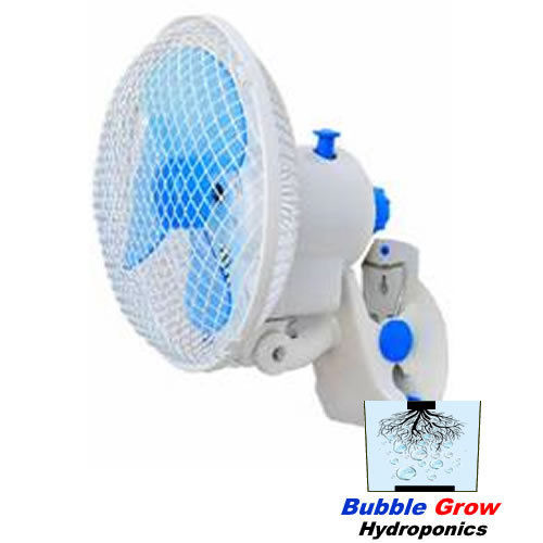 GROW TENT CLIP FAN 180MM WITH CLAMP HYDROPONICS POWER SAVING STUDENT FAN