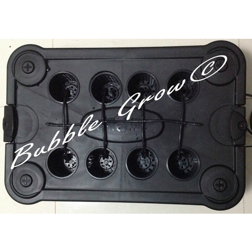 Bubble Grow PRO 8 Drip Hydroponic System Top Feed Bubbleponic DWC Growing Kit