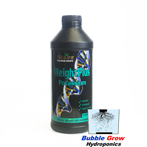 WEIGHT PLUS 1L POTASSIUM HYDROPONIC NUTRIENTS FLOWER STIMULANT INCREASE YEILDS