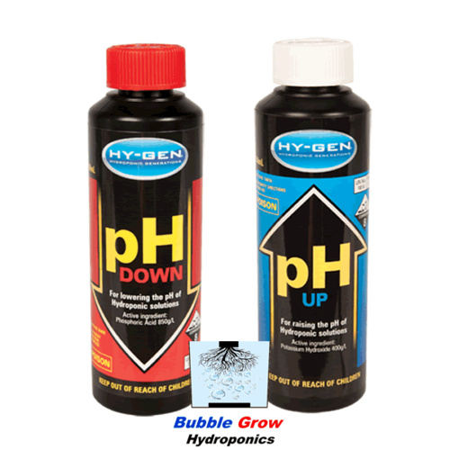 PH UP AND DOWN 250ML HY-GEN PH ADJUSTMENT MOVE NON TOXIC HYGEN GUARANTEED