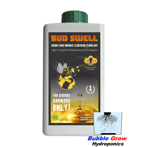 BUD SWELL 1L ORGANIC HYDROPONIC NUTRIENTS OZI MAGIC BLOOM FLOWER BOOSTER