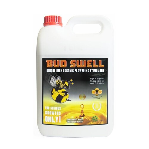BUD SWELL 5L ORGANIC HYDROPONIC NUTRIENTS OZI MAGIC BLOOM FLOWER BOOSTER