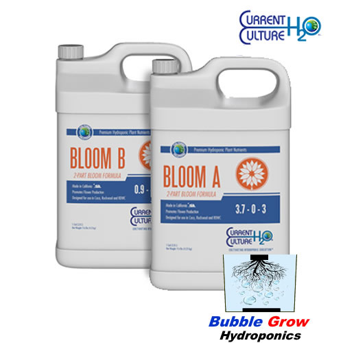 CURRENT CULTURE SOLUTIONS BLOOM A&B 946ML SET HYDROPONIC NUTRIENTS CULTURED